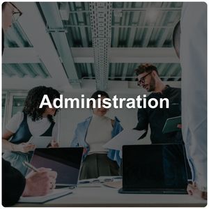 "Administration" clickable button