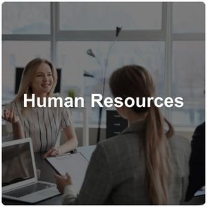 "Human Resources" clickable button