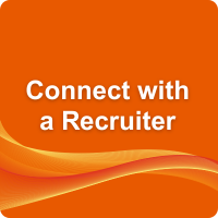 "Connect with a Recruiter" clickable button 